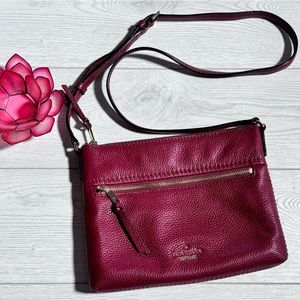 Kate Spade Crossover Purse - Burgundy- EUC !!